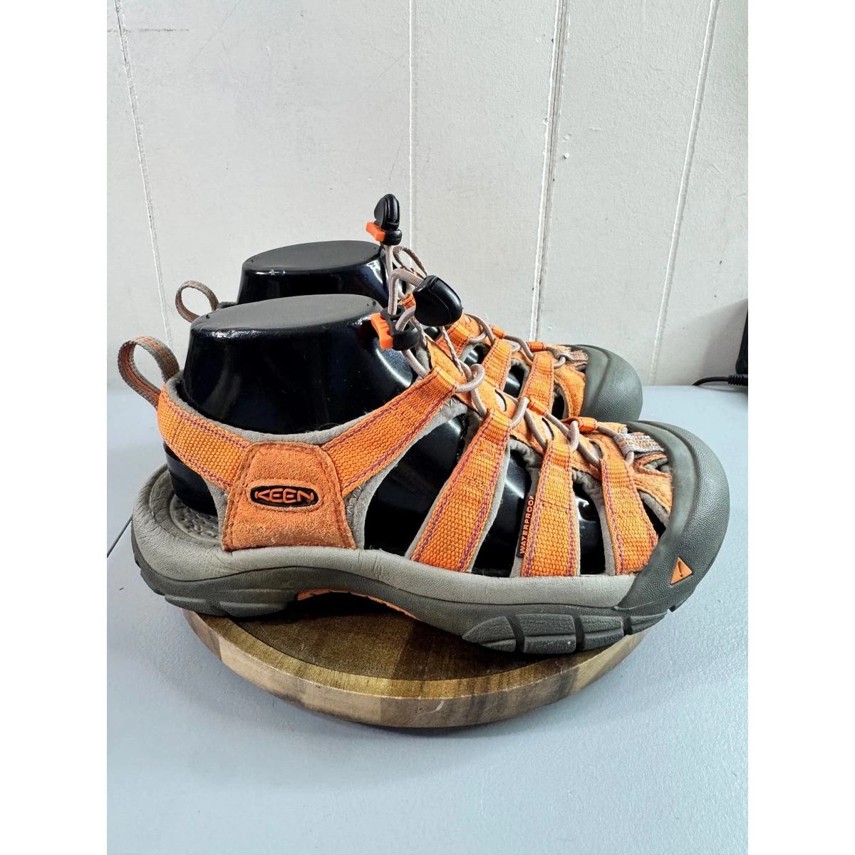 Keen Black Sport Sandals with Orange Accents Amazon.com | Keen Men main image 4