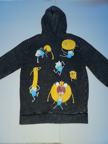 Adventure Time | Finn & Jake | Hoodie With Patches - Size Small | *NWT - Picture 5 of 7