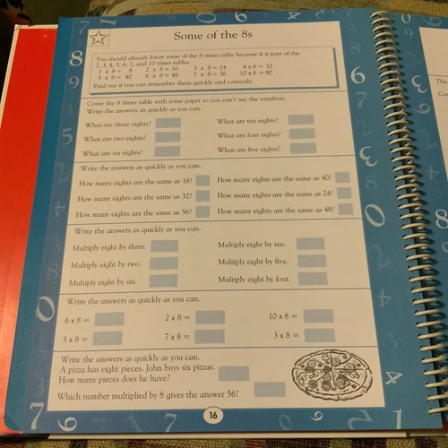 Times Tables Made Easy Book Plus Practice Workbooks carol vorderman learning - Picture 14 of 15