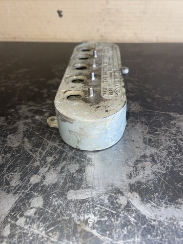 ANTIQUE BRISTOL CAST IRON 5 Digit INDUSTRIAL COUNTER Mancave Trolley Machine - Picture 6 of 13