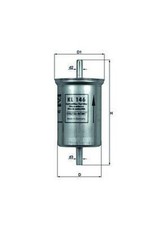 Kraftstofffilter MAHLE KL 146 für RENAULT TWINGO I (C06) MEGANE I (BA0/1)