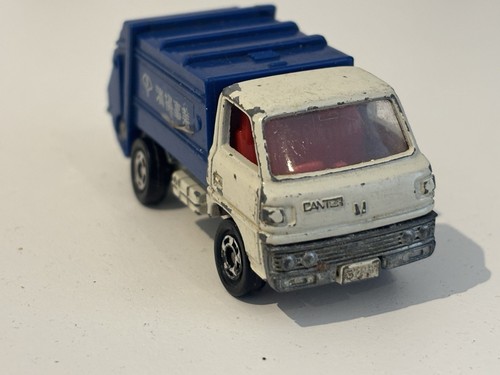 Vintage 70er Jahre Tomica Japan Isuzu Elf Refuse Truck neuwertig