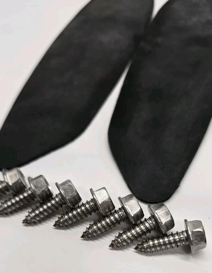 Lund Sunvisor II 2 herrajes de instalación tornillos tapas juntas emblema calcomanía  Foto 3 de 4