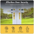 LOCK-SAFE - Patio French Door Lock, Conservatory - Security - Terrace - Balcony