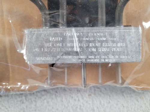 Jenn-Air Range Griddle Set E33658 Element 2 Lava Rock Plates W/Handles 800061 - Picture 3 of 5