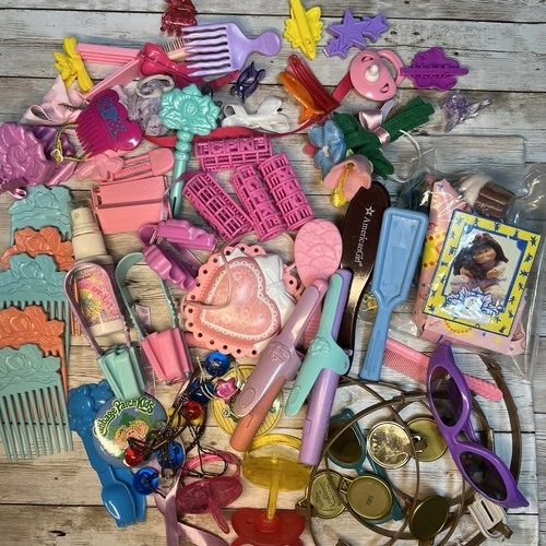 1980’s LOT Cabbage Patch Kids CPK Hair Accessories Crimp-n-Curl Pacifiers Etc