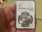 1924 Peace Silver Dollar NGC MS-64