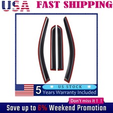 For 11-24 Dodge Durango Window Visor Vent Sun Rain Deflector Guard 4PCS 4X