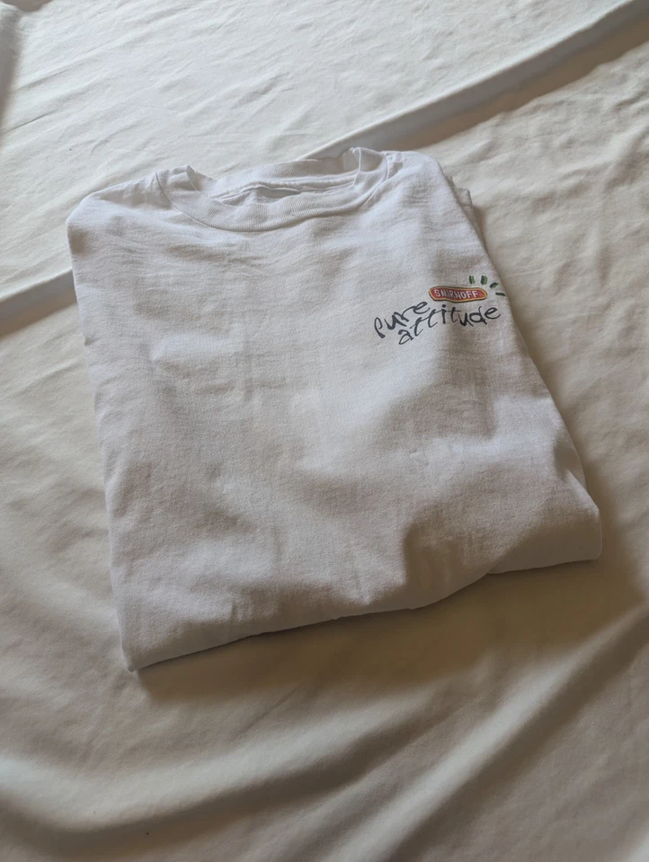 Camiseta vintage de vodka Smirnoff de una sola puntada "Pure Attitude" Foto 2 de 4