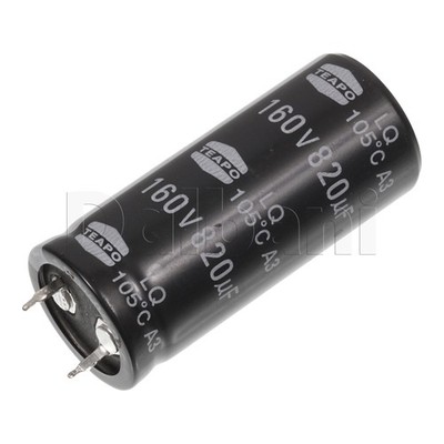 10-Lot 160V 820uF 22x50mm 105C Snap In Capacitor Teapo