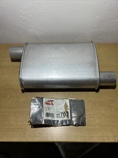 Dynomax 17703 Thrush Turbo Muffler 2" In 2" Out Offset/Offset - Universal