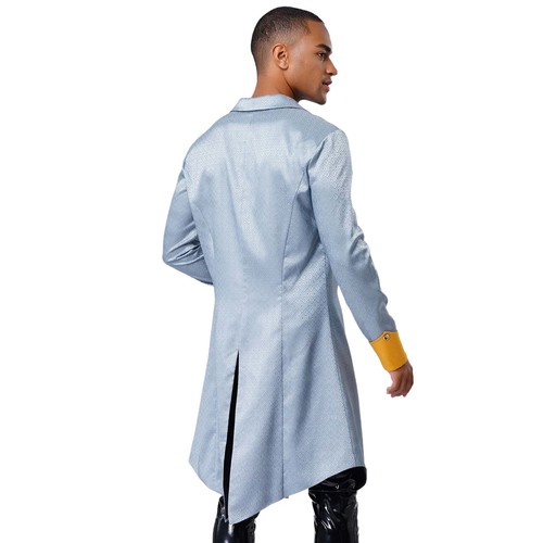 Herren Jacke Jacquard Mantel Wandern Rock Kostüm Bekleidung Tailcoat Gotische - Picture 16 of 64