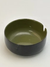 Antique Huta Silesia Enamelware Ashtray Made In Poland