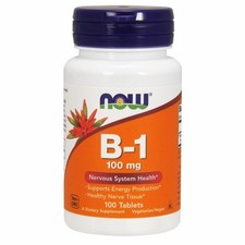 Vitamin B-1 100 Tabs 100 Mg by Now Foods