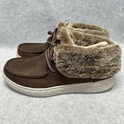 BOBS di Skechers stivaletto da donna taglia 9,5 deltaplano skipper foderato in pelliccia sintetica - Foto 2 di 12