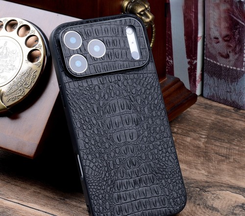 Echt Leder Ultra Slim Case Backcover f iPhone 17 /17 Pro/17 Pro Max/17 Air - Bild 21 von 32