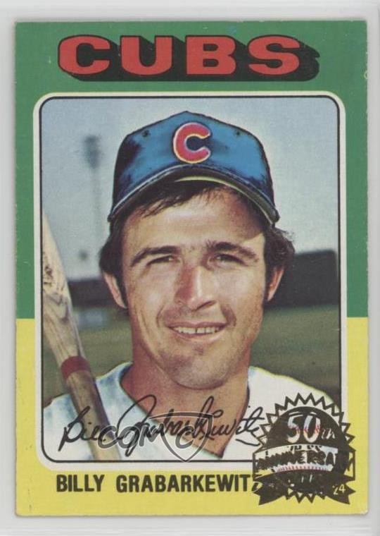 2024 Topps Heritage 1975 Topps Originals Buybacks Billy Grabarkewitz #233