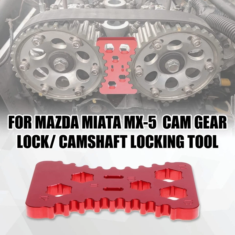 Camshaft Locking Tool for Mazda Miata X-5 1990-2005, Aluminum Engine Cam Gear... Foto 3 de 4
