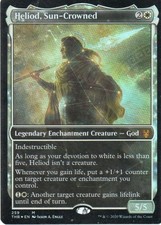 MTG: Theros Beyond Death: Foil Showcase Heliod, Sun-Crowned: LP Condition