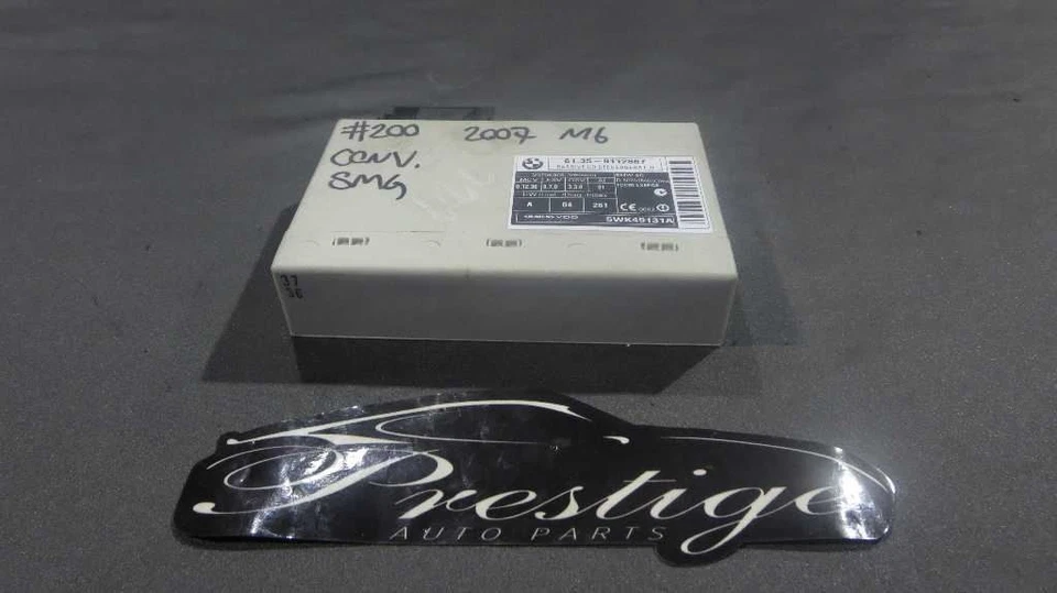 BMW E60 E61 530I 545I 550I E63 E64 645CI 650CI PASSIVE GO - Image 2 of 4