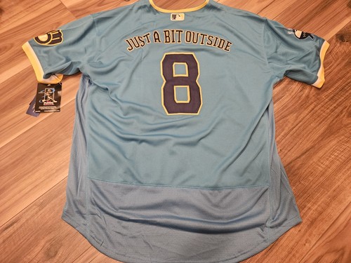 Milwaukee Braves Bob Uecker Stitched jersey Size XXL/52. CUSTOM MADE