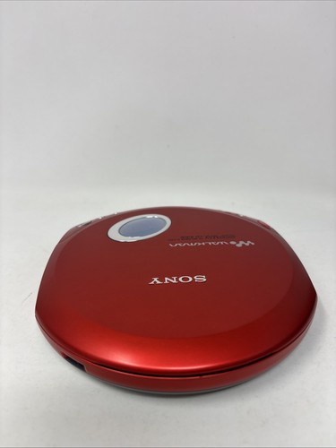 Vintage Sony CD Walkman ESPMax D-E350 CD-R/RW Red Tested Working With Manual - Picture 7 of 13