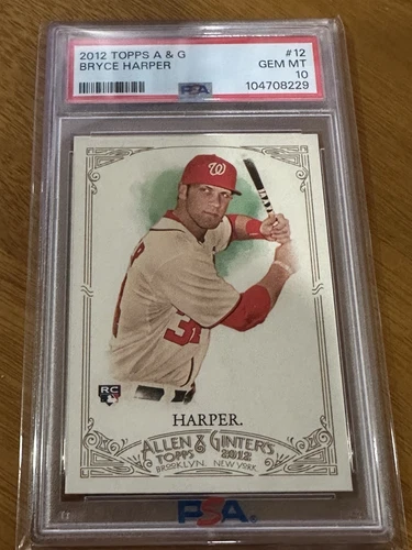 2012 Topps Allen & Ginter Bryce Harper RC Rookie PSA 10 Philadelphia Phillies