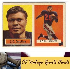 1957 Topps #79 J.C. Caroline ROOKIE VG-EX