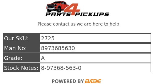 2016 Isuzu D-max Utah 2.5l Starter Motor 8-97368-563-02012-2017 8973685630 - Afbeelding 12 van 12