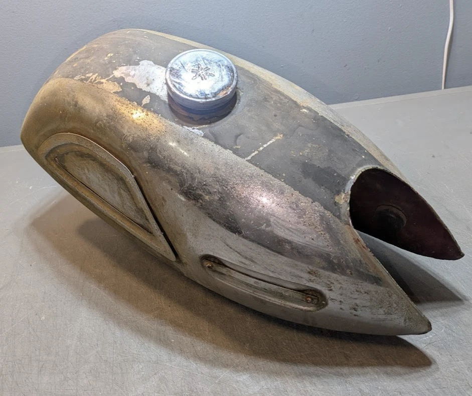 Tanque de combustible de gasolina Yamaha YL1 Twin Jet 1966 1967 Foto 3 de 4