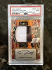 2025 Panini Select Shedeur Sanders Auto Patch Orange Pulsar #27/45 PSA 9 RC RPA