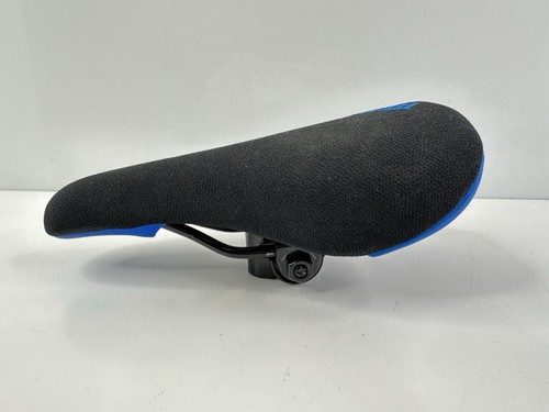 Sillín de asiento BMX Cionlli Mongoose 2013 negro azul difícil de encontrar - Imagen 2 de 7