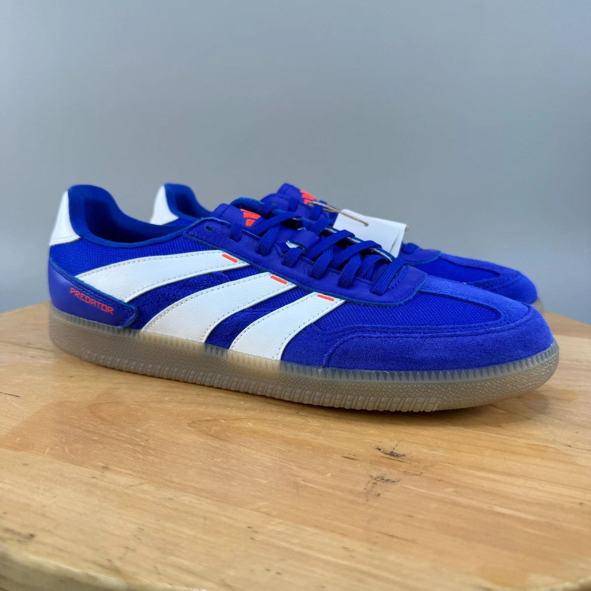 adidas Predator Freestyle Mens Size 9 Indoor Soccer Shoes Lucid Blue IF6309‎ NEW adidas Predator Freestyle - Lucid Blue/Cloud White/Solar Red  main image 3