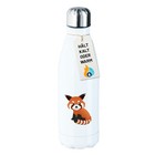 Edelstahl-Trinkflasche Roter Panda Comic Geschenkidee Roter Panda Geschenk Präse
