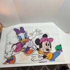 Vintage Disney Mickey Mouse Daisy Duck Donald Duck Pillowcase Standard Size