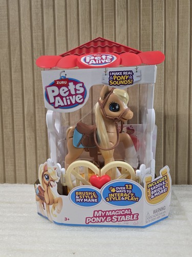 Pets Alive My Magical Pony & Stable Robotic Pet Figure - Picture 1 of 10
