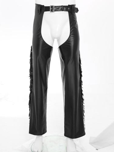 Pantalones para Hombres Adultos Ropa Interior Pantalones de Montar Sexy Leggings Motocicleta Juegos con disfraces - Imagen 13 de 24