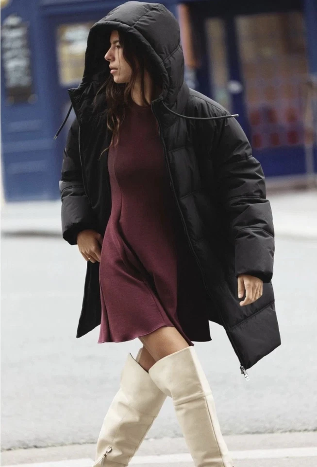 Zara Hooded Anorak With Water & Wind Protection Size M - Image 2 of 4