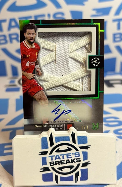 2026 Topps Museum UCC Dominik Szoboszlai Legacy Laces Autograph 1/1 Liverpool FC