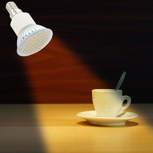 E14 3W 48 3528 SMD Led Bulb Light 110V AC/DC12V Base Type:E14 3W 48-35286542 - Picture 8 of 9