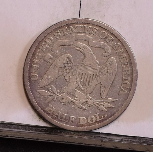 1873-CC Liberty Seated Half Dollar - Fine Details, Old Cleaned (#58249-L) - Picture 8 of 8