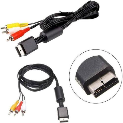 Rca AV Audio Video Cable TV For PS1 1.8m Adapter US - Picture 3 of 12