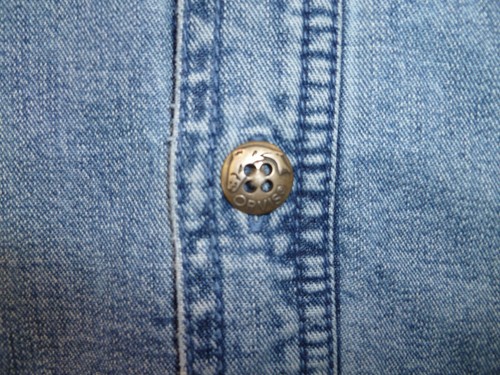 Orvis Shirt Mens Size XL Blue Denim Fleece Lined Jean Chore Shacket Button Up - Picture 13 of 15