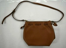 Melrose & Market Womens Brown Leather Purse Adjustable Convertible Straps Lined