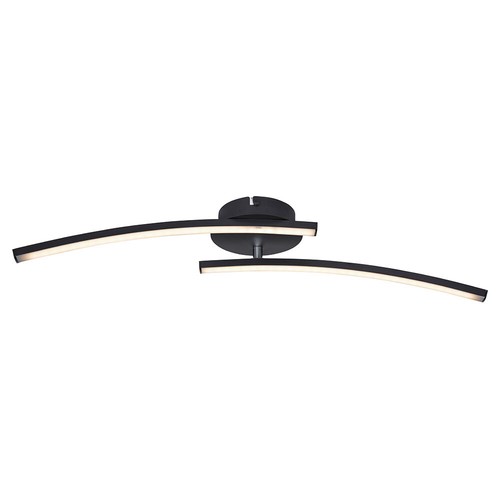 Deckenleuchte Deckenlampe Tageslichtleuchte LED Stab Design schwarz 12 W L 59 cm - Bild 6 von 12