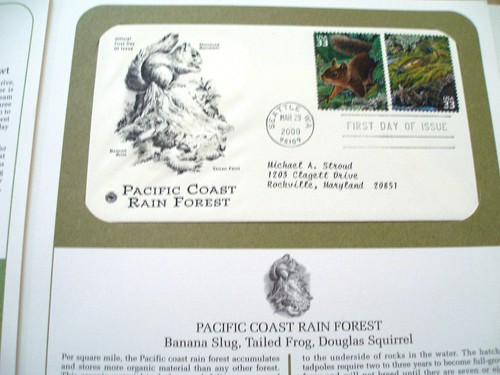 Postal Society First Day Cover 5 FDC stamp # 3378 Pacific Rain Forest 33 c 2000 - Picture 3 of 6