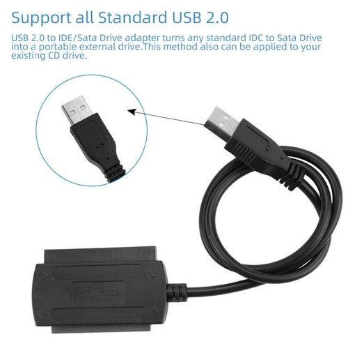 USB auf IDE + SATA Adapter für 2,5"" und 3,5"" HDD SSD Festplatten Festplatte* - Bild 14 von 24