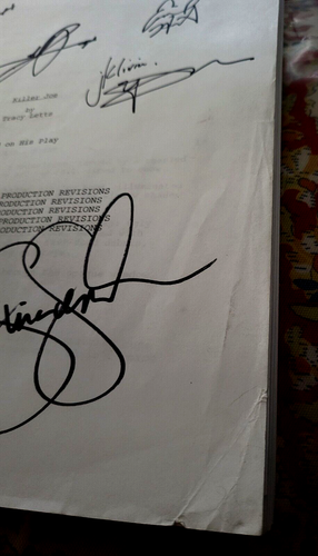 "KILLER JOE" SCRIPT Revis. ~Friedkin~Hirsch~McConaughey~Temple~Church~Gershon - Picture 12 of 17