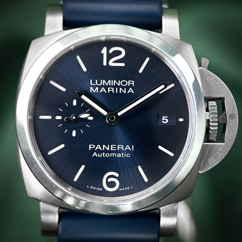 Panerai Luminor Marina PAM 1393 Blue Dial 42mm PAM01393 Automatic Full Set