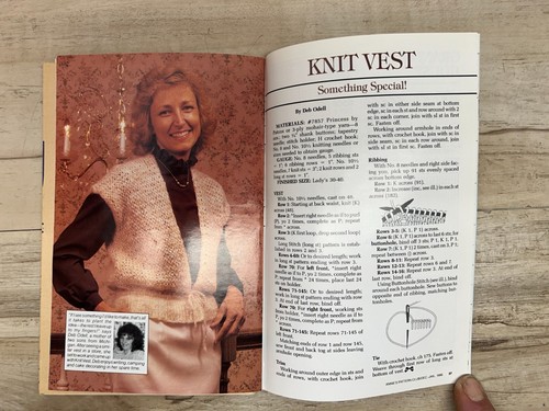 Vtg 1986 Annie's Pattern Club Crochet Craft Book # 36 With Patterns - Bild 4 von 7